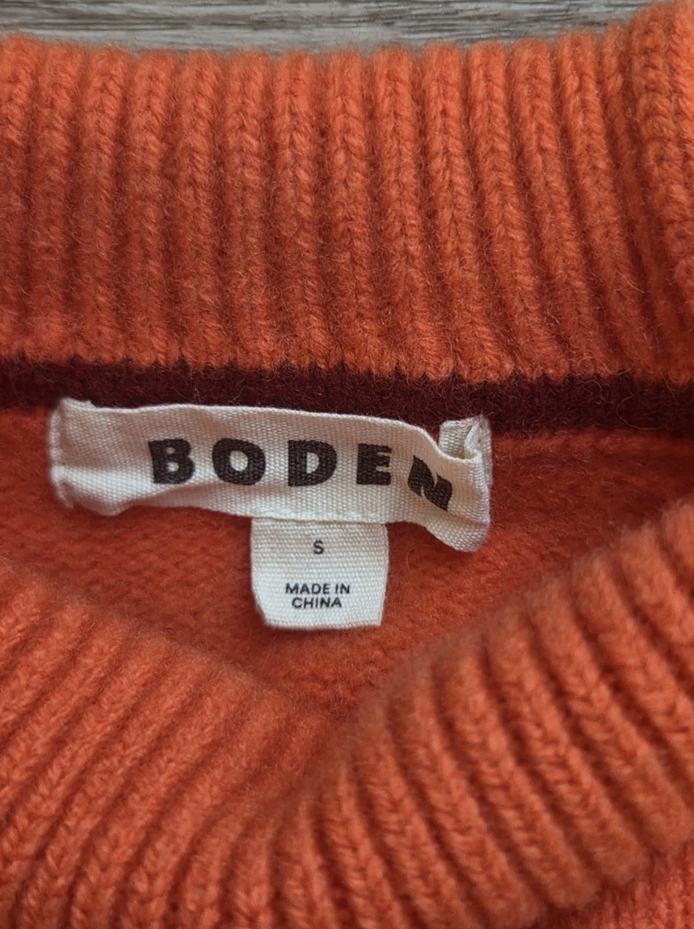 Boden Orange Turtleneck Sweater - Picture 3 of 8
